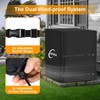 Kipiea Heavy Duty Air Conditioner Cover for Outside Units, Windproof,