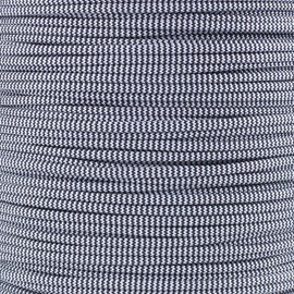 Paracord Planet 50 Foot Hanks of 550 Type III 7 Strand Paracord (Zebra 50 Feet)