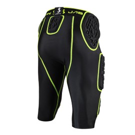 JABSKAN Adult Premium 7-pad Football Bull Rush Girdle for Ultimate Protection and Performance – Durable, Lightweight & Comfortable. (Black, AM)