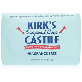 Kirk's Coco Castile Soap, Fragrance Free (Pack of 5)