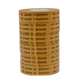 WOD RWATG20 General Purpose ATG Tape, 1/2 inch x 36 yds. (Set of 6 Rolls) Adhesive Transfer Tape Glider Refill Rolls Clear Adhesive on Gold Liner (Acid Free)