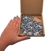 SKIR'CO (Pack of 80) Galvanised Steel 6.0 x 16mm Silver