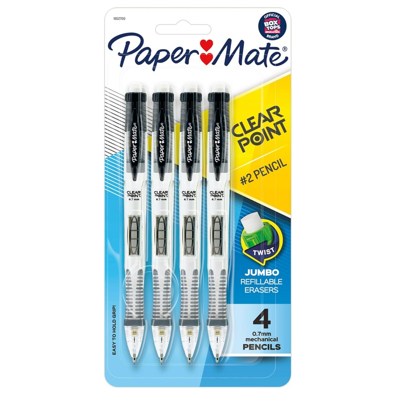 Paper Mate Clearpoint Mechanical Pencils 0.7mm HB #2 Pencil Set
