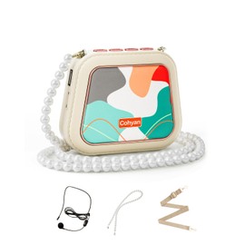 Portable Voice Amplifier Wired Microphone and Speaker,Mini Voice Amplifier with Mic Headset,for Teachers, Classroom, Presentation, Tour Guides, Meeting, Coaches with Bluetooth 5.3 (K20)