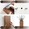 Wood Wall Planter Set of 2, Wood Wall Pocket for