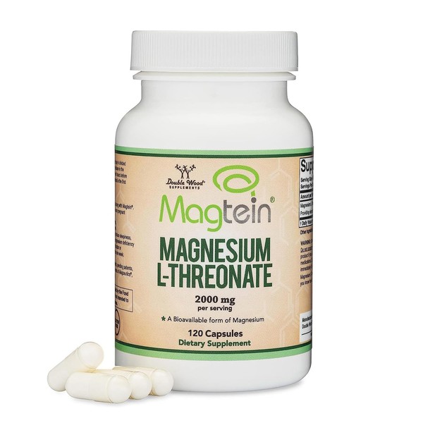 Magnesium L Threonate, Magtein™, Sleep and Cognitive Support – High