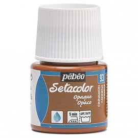 PEBEO Setacolor Opaque Fabric Paint 45-Milliliter Bottle, Cinnamon,Cinnamon, 295-093