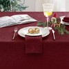Softalker Red Tablecloths Christmas Tablecloth Rectangular 140x280 cm (55x110 inch)
