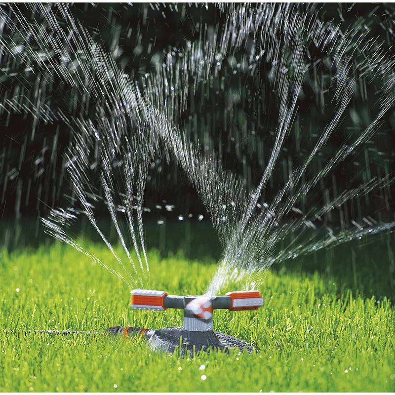 Gardena 2062-20 Rotary Sprinkler, Mambo Sprinkler, Sprinkler Range 9.6 -