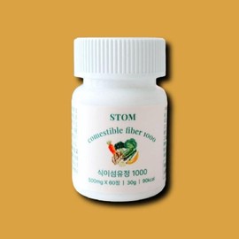 Dr. Mince STOM Storm Dietary Fiber Tablets 1000 60 Tablets 1ea / 닥터민스 STOM 스톰 식이섬유정 1000 60정 1개