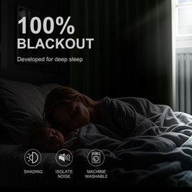 NICETOWN Coconut Green 100% Blackout Chenille Curtains for Bedroom Window, Rod Pocket Back Tab Thermal Insulated Luxury Vintage Heavy Curtain Velvet Drapes for Living Room, W52 x L96 inches, 2 Panels