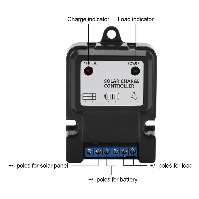 PWM Intelligent Solar Energy Regulator Charge Discharge Machine Controller 3S6V/12V3A