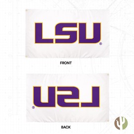 Desert Cactus LSU Flag Tigers Geaux Louisiana State University Flag Banners 100% Polyester Indoor Outdoor 3x5 feet Flags (Style Z)