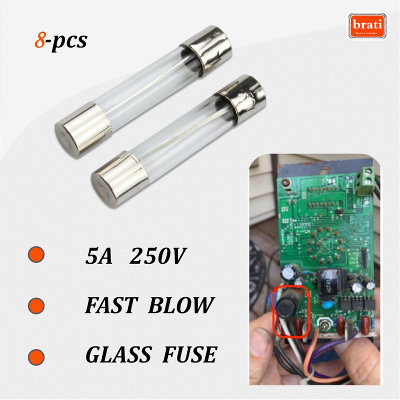 8-Pack Pellet Grill Fuse Replacement for Traeger, Pit Boss, Z