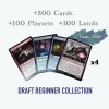 MTG Bulk 500 Cards 100 Playsets 100 Lands Draft Beginner