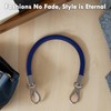 Mture Pack of 2 40 cm Leather Bag Handles with