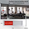Privacy Sign 2pcs, Vacant Occupied Door Sign for Home Office
