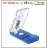 Pill Cutter and Splitter Stainless Steel Blade with Dispenser Cuts