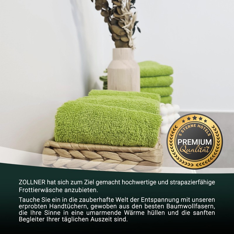 Zollner Set of 10 Guest Hand Towels - 30 x