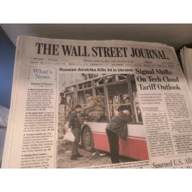 The Wall Street Journal Monday, April 14, 2025 Complete Print Newspaper (NEW)