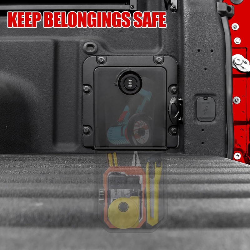 Mabett Bed Storage Bin Cover with Code Lock Compatible with