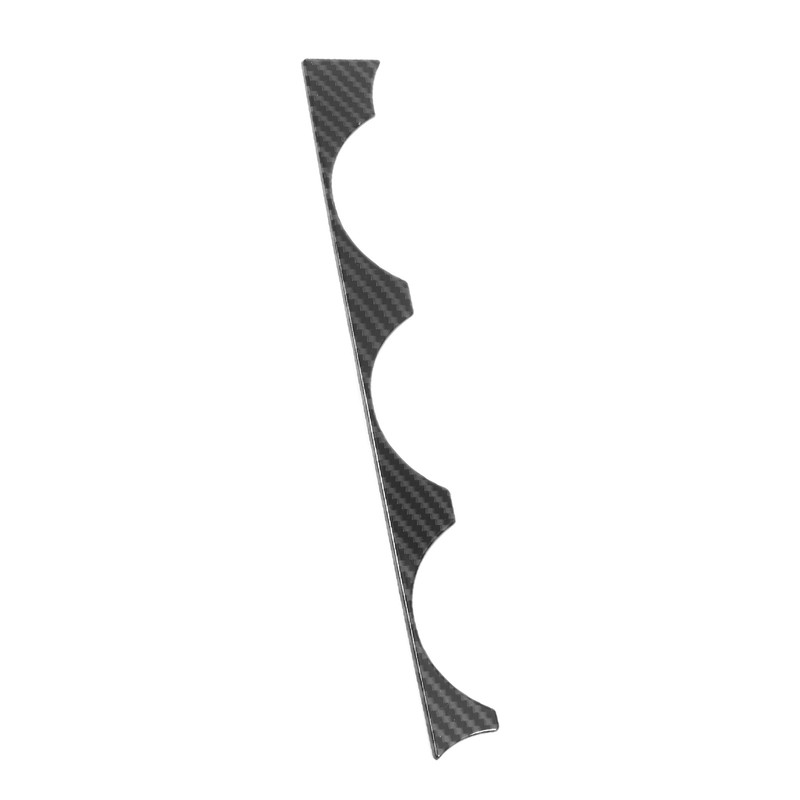 Car Air Conditioning Knob Panel Frame Trim Carbon Pattern Smooth