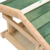 Solid Wood 13.8"x11.6"x8.3" Backyard Bird FeederColor: Brown Color