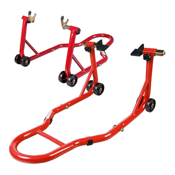 Motorcycle Stand Lift, Universal Paddock Lift Stand, 1100lbs Front Rear