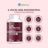 Wellthy Pure Resveratrol 300 Cápsulas 1200mg Por Porción 150 Porciones