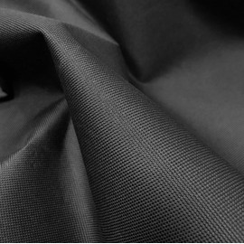A-Express Black 20oz Heavy Duty Thick Waterproof Canvas Fabric 600D Outdoor Cover 1/2 Half Metre