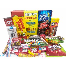 1966 59th Birthday Gift Box Nostalgic Candy Mix from Childhood for 59 Year Old Man or Woman Born 1966 Jr