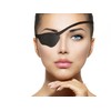 Eye Patch, Black, Concave, Air Vents, Adult Size, Kydex Body,