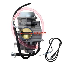 FMTSP Carburetor with Throttle Cable, for (1996-1998) Suzuki King Quad 250 LTF4WDX & (1991-1999) King Quad 300 LTF4WDX LTF300F