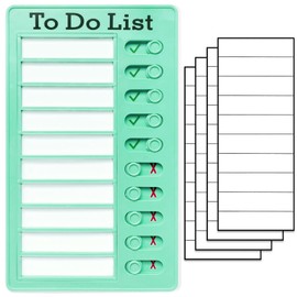 Chore Chart for Kids,To Do List, Daily Routine Chart, and Schedule Board-Checklist and Portable Memo for Efficient Task Management and Planning (green)