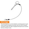 sourcing map Ball Locking Pins with Button Handle, 6mm Pin