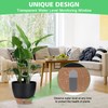 Self Watering Planter Set with Visual Water Level, 6Pack Small