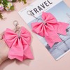 DICOSMETIC Pack of 2 Large Bows Key Fob Cheerleader Key