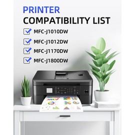 myCartridge Replacement for LC401XL Ink Cartridges for Brother Printer LC 401 401XL Compatible with MFC-J1010DW MFC-J1170DW MFC-J1012DW MFC-J1800DW Printer- 5 Pack(BK/C/M/Y)