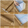 Decoroom Wood Contact Paper Peel and Stick Vinyl Wrap Faux