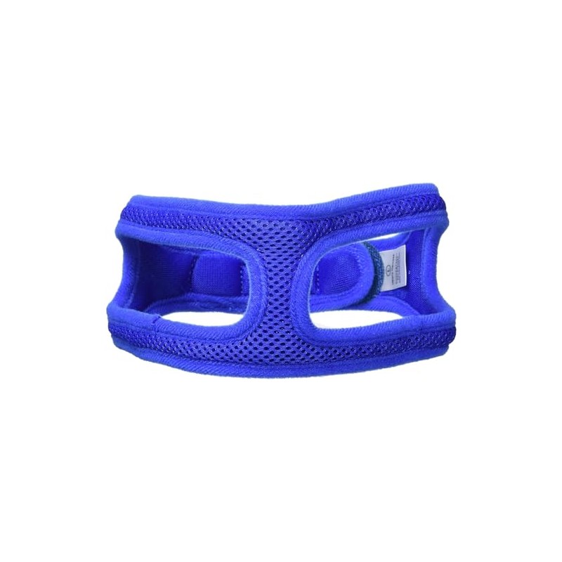 ChokeFree Velpro Mesh Pet Shoulder Harness Collar, 17"-18", Blue