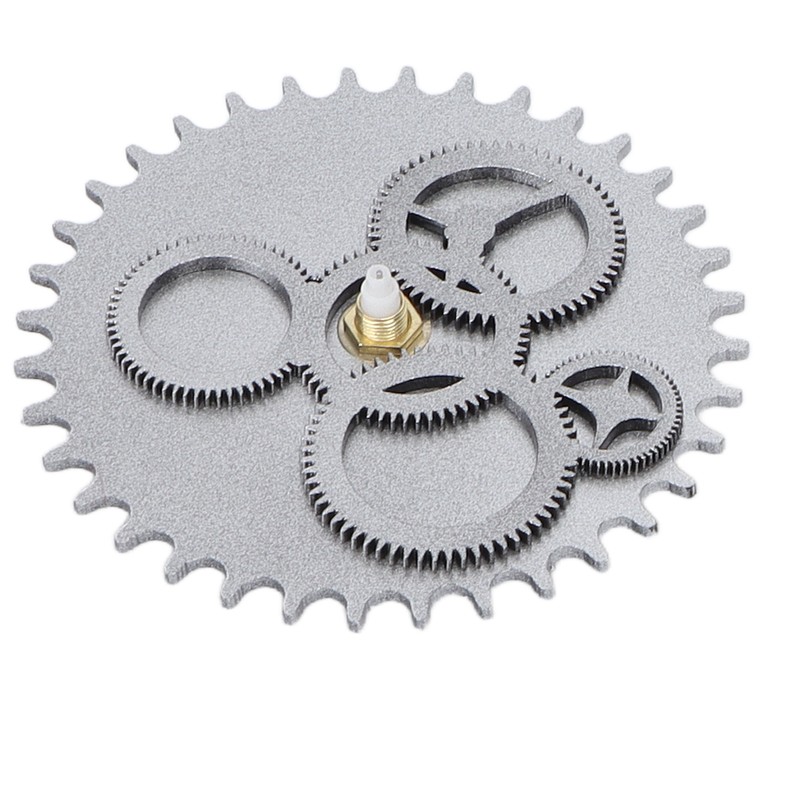 Simple Wall Clock Hollow Gear Frameless Design Hanging Clock with