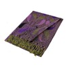 PASKMLNA - Chal reversible de cachemira, colores elegantes, A18-19 Morado-negro,
