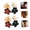 Healvian 8pcs Mini Flower Hair Clips Small Claw Clips for