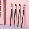 50 Pieces Angled Eyebrow Brushes Brow Tint Brush Flat Tapered