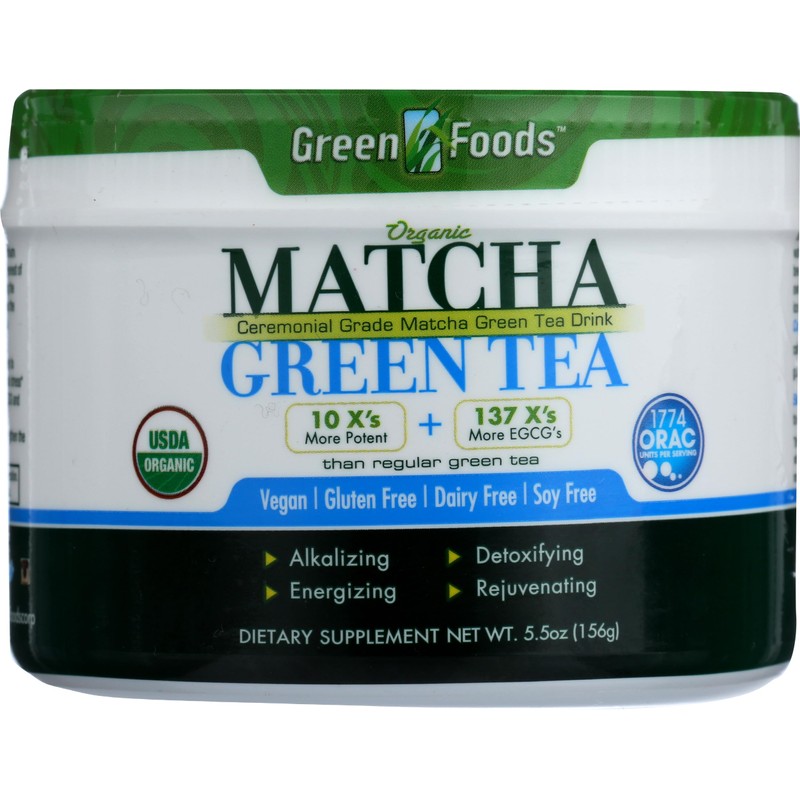Green Foods Organic Ceremonial Grade Matcha Green Tea from Japan