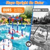 Mocuba Floating Pool Basketball Hoop, Water-Fillable Stable Base