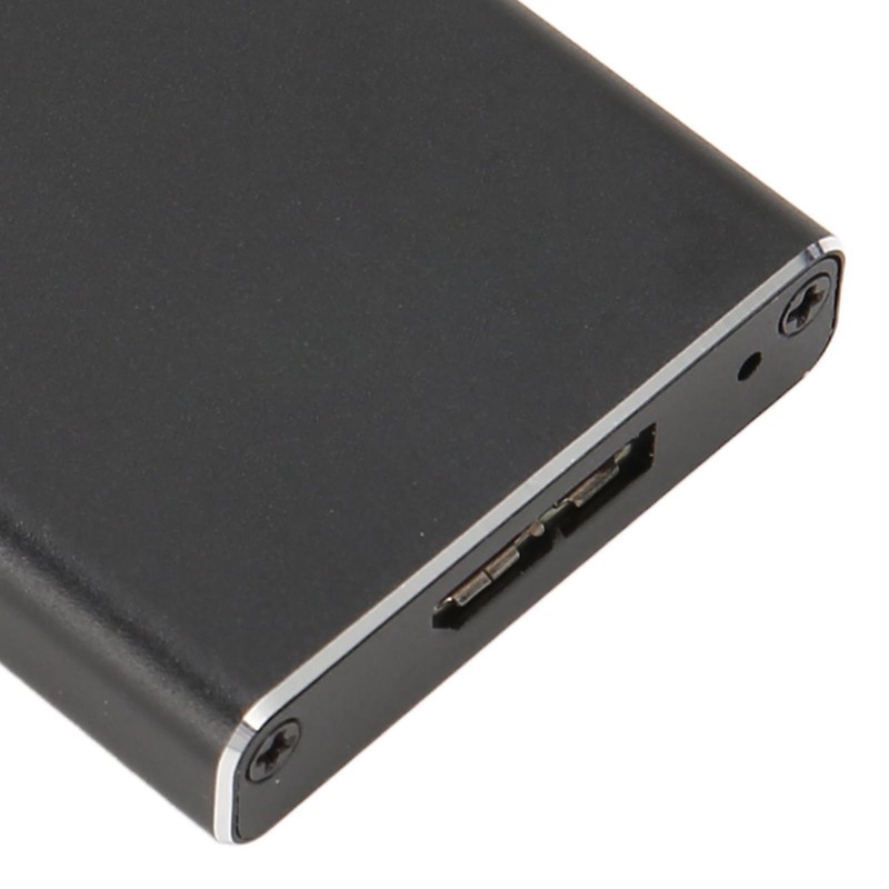 USB3.0 to MSATA Enclosure 6Gbps Support UASP Aluminum Alloy SSD