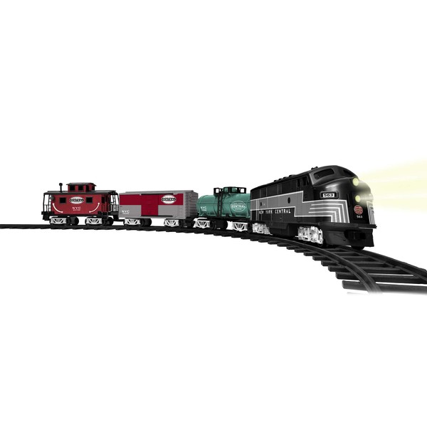 Lionel New York Central Ready-to-Play Set, Battery Powered Model Train Set with Remote
