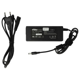vhbw 1x Power Supply Compatible with MSI S271, VR430, VR440, VR600, VR601, VR603, VR610, VR610X, VR630, VR700, VR700X, VR705, X320, X340 Notebook, 90 W
