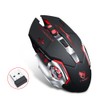 Thunder Wolf Q13 Charging Mute Wireless Mouse Gaming Business Luminous